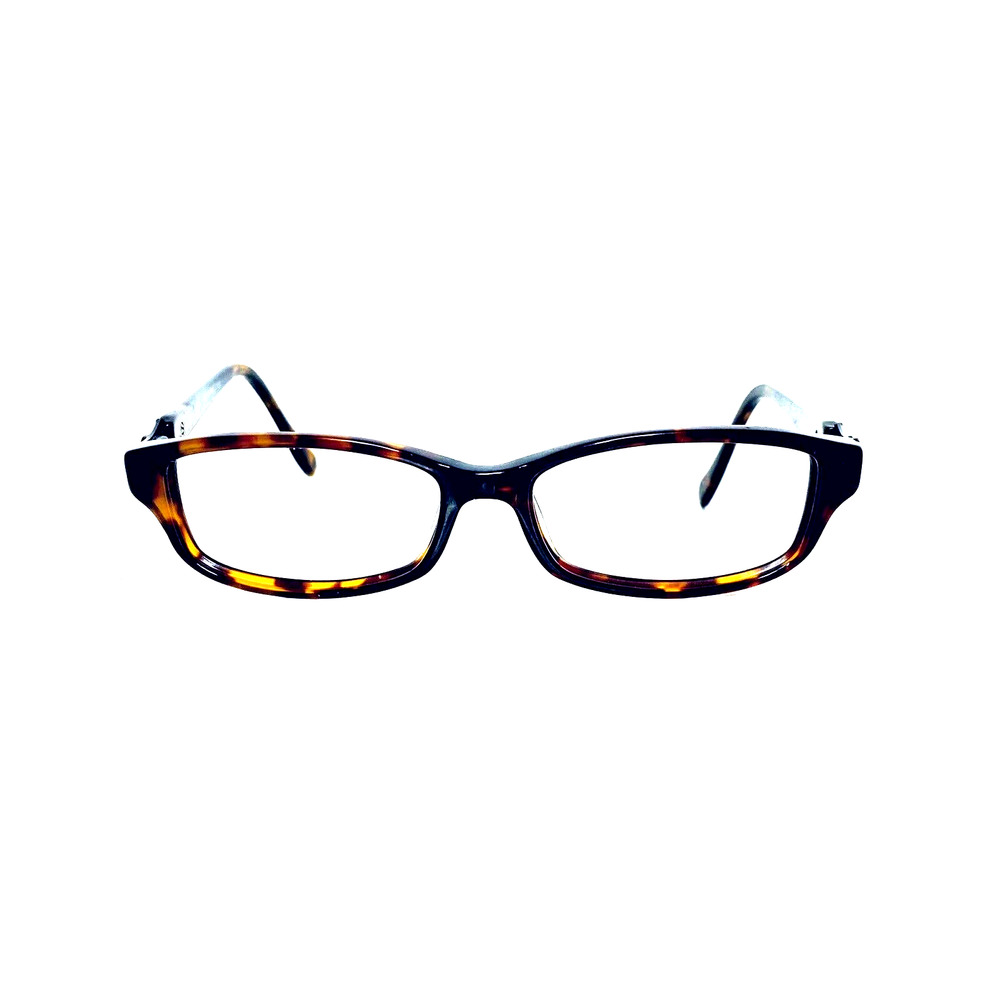 Leon Max Tortoise Rectangular Frame Glasses - image 2